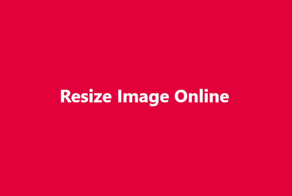 resize image online